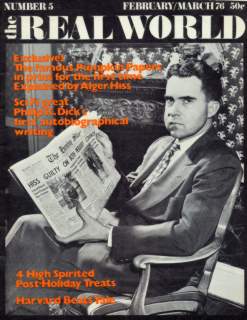 Cover of Real Magazine with Nixon holding Newspaper